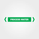 Custom Sign,Process Water Pipe Marker